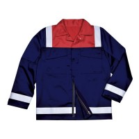 FR55 ANTİ-STATİK REFLEKTÖRLÜ ALEV ALMAZ CEKET